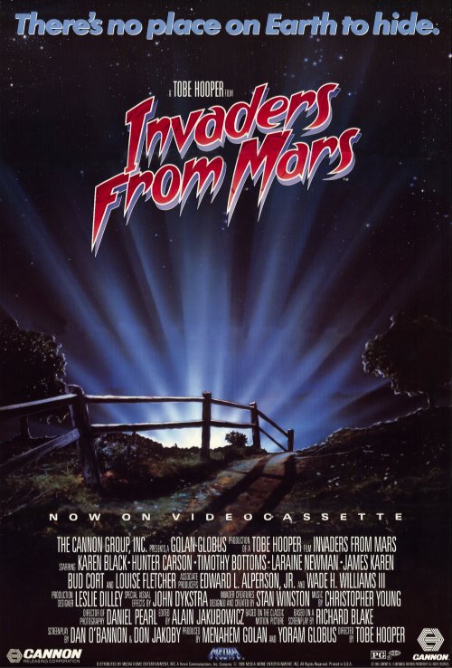Invaders from Mars (1986) Tobe Hooper, Karen Black, Hunter Carson, Timothy Bottoms