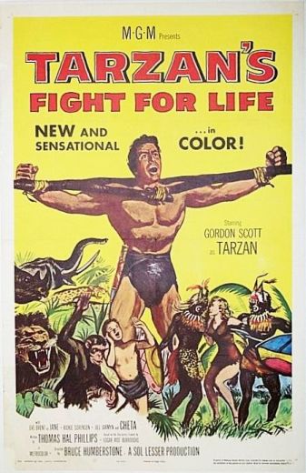 Tarzan’s Fight for Life (1958) H. Bruce Humberstone, Gordon Scott, Eve Brent, Rickie Sorensen