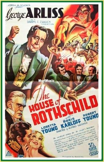 The House of Rothschild (1934) Alfred L. Werker, George Arliss, Boris Karloff, Loretta Young