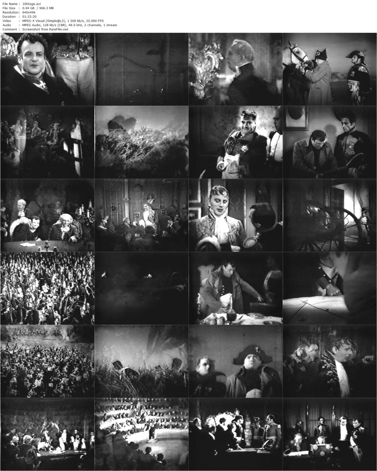 Hundred Days / Hundert Tage (1935) Franz Wenzler, Werner Krauss, Gustaf Gründgens, Kurt Junker-poster