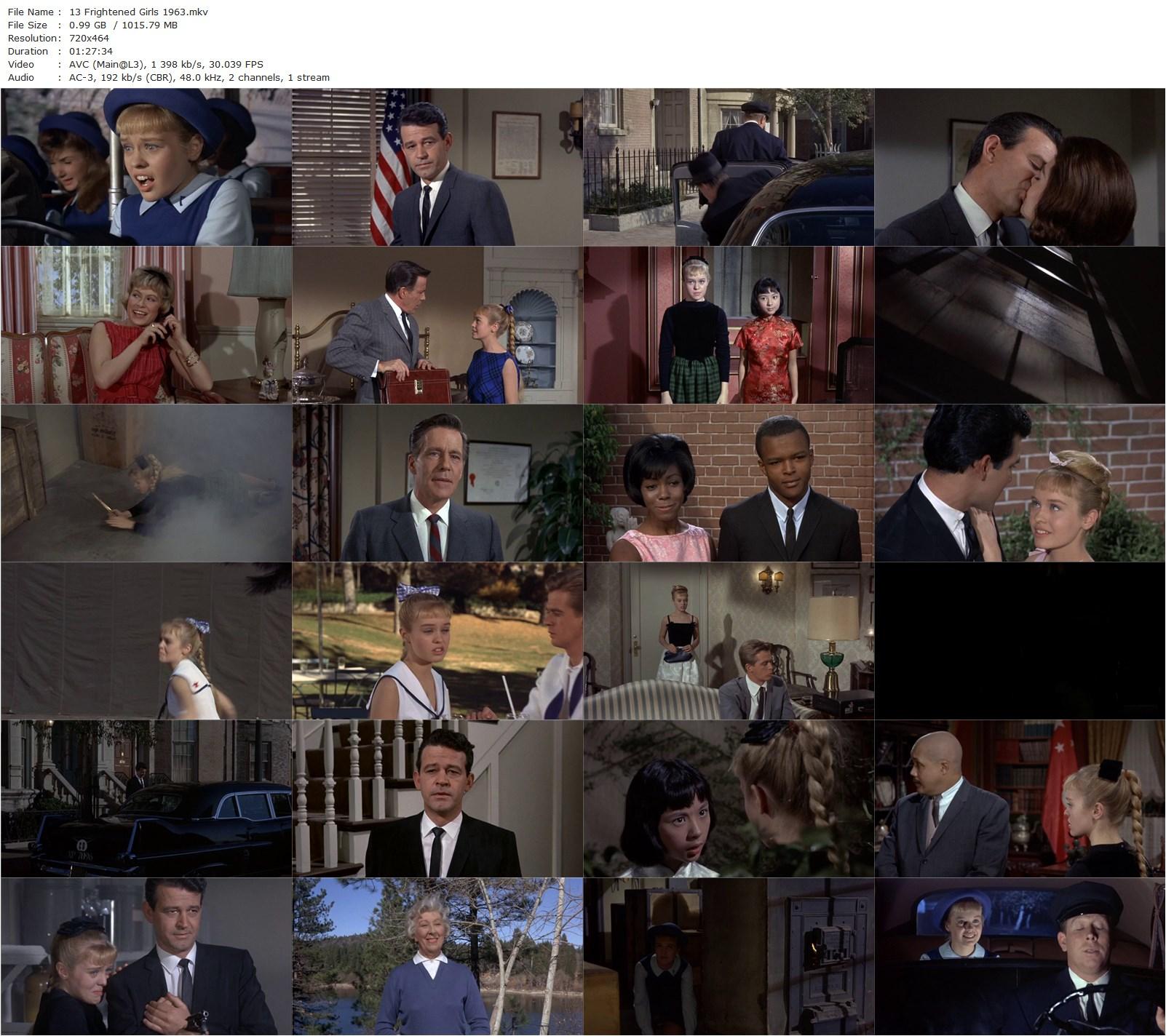 13 Frightened Girls! (1963) William Castle, Murray Hamilton, Joyce Taylor, Hugh Marlowe-poster