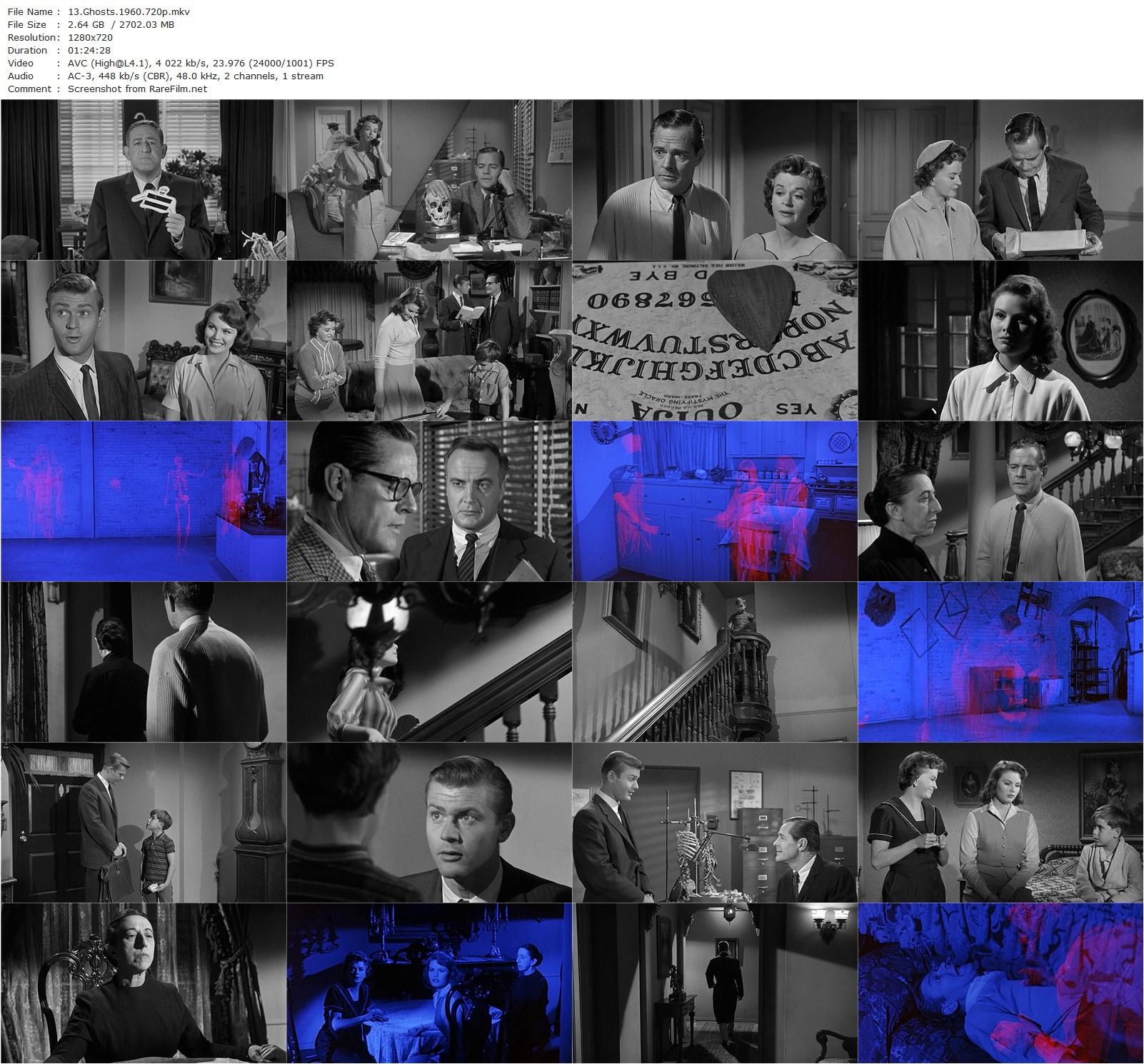 13 Ghosts (1960) William Castle, Charles Herbert, Jo Morrow, Martin Milner-poster