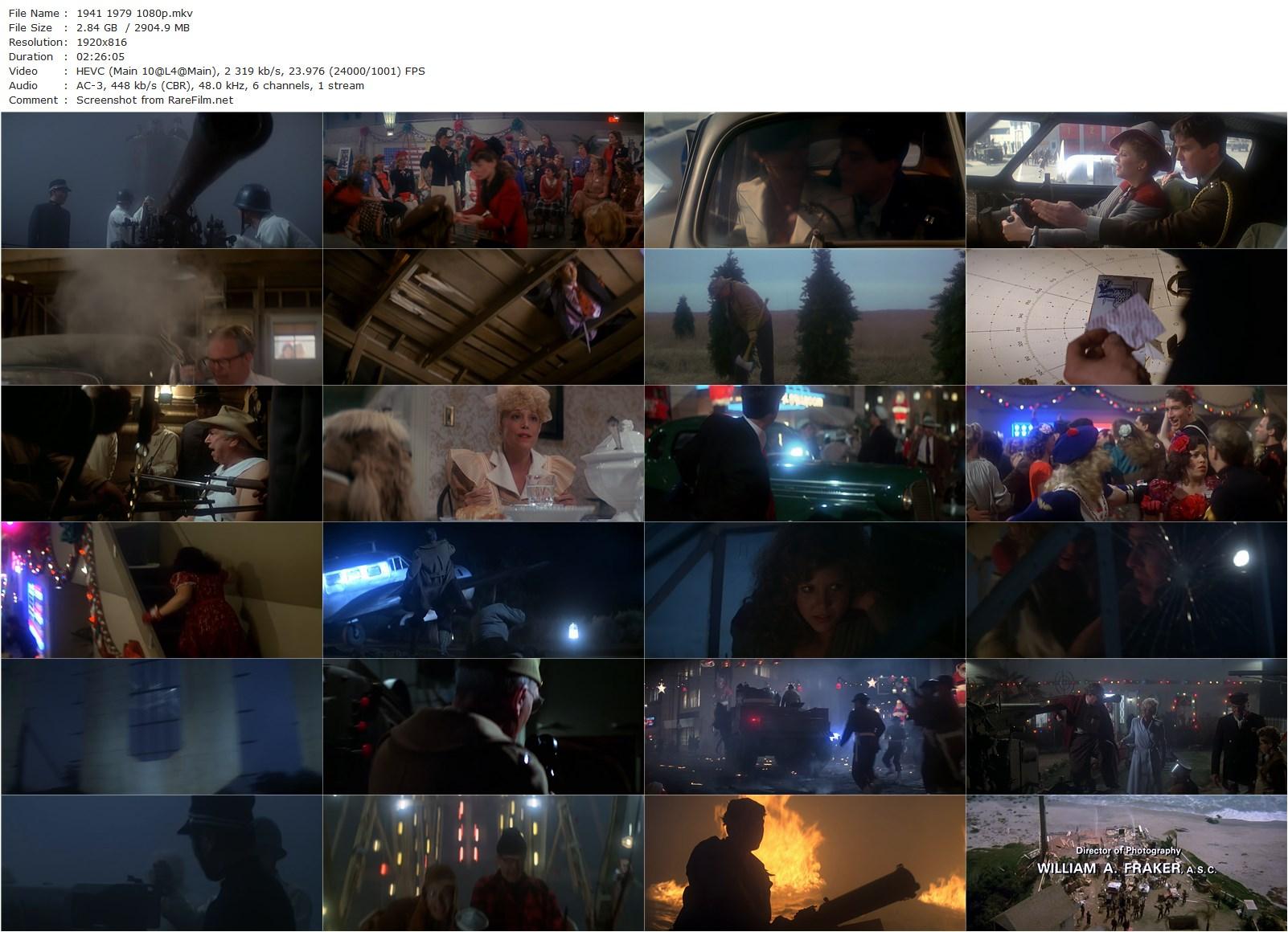 1941 (1979) Steven Spielberg, John Belushi, Dan Aykroyd, Treat Williams-poster