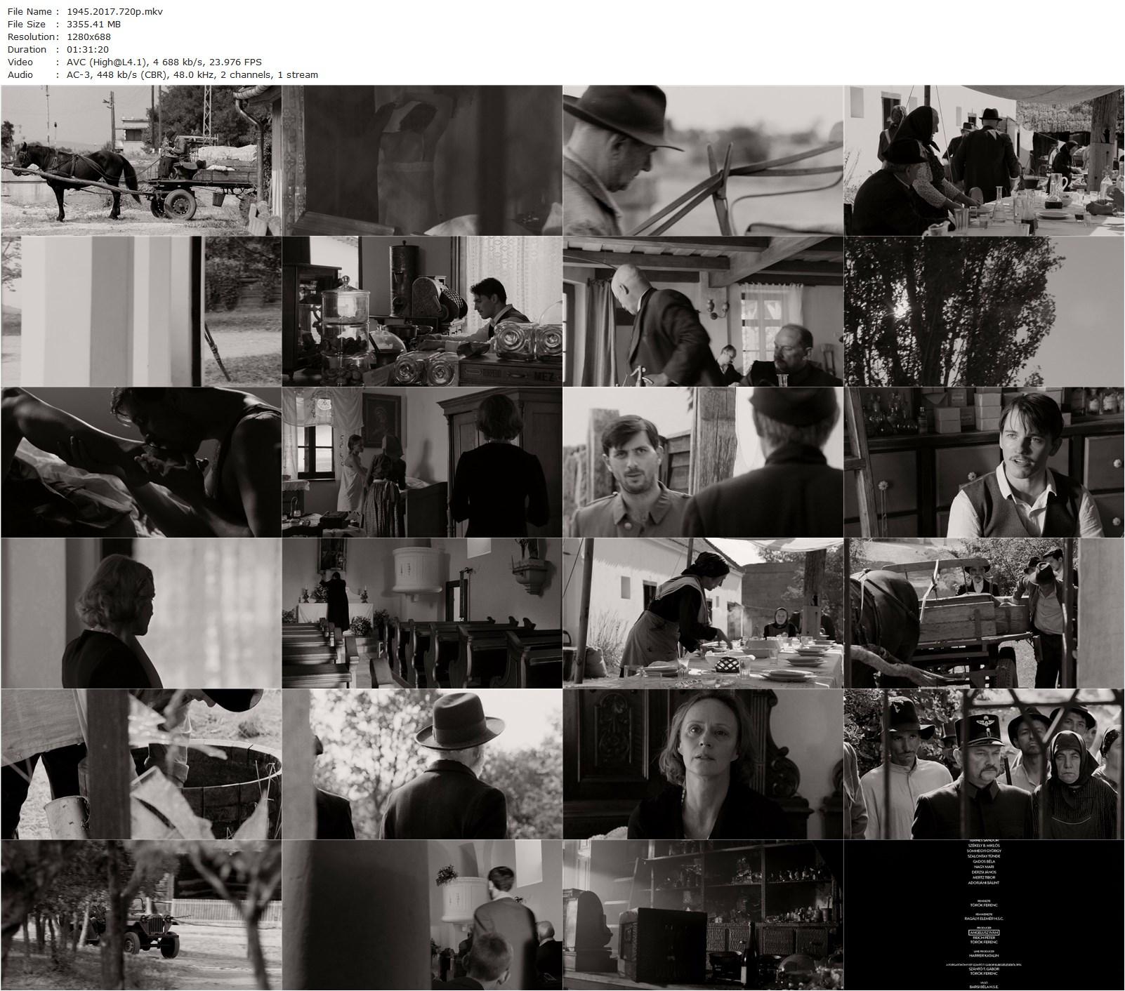 1945 (2017) Ferenc Török, Péter Rudolf, Bence Tasnádi, Tamás Szabó Kimmel-poster