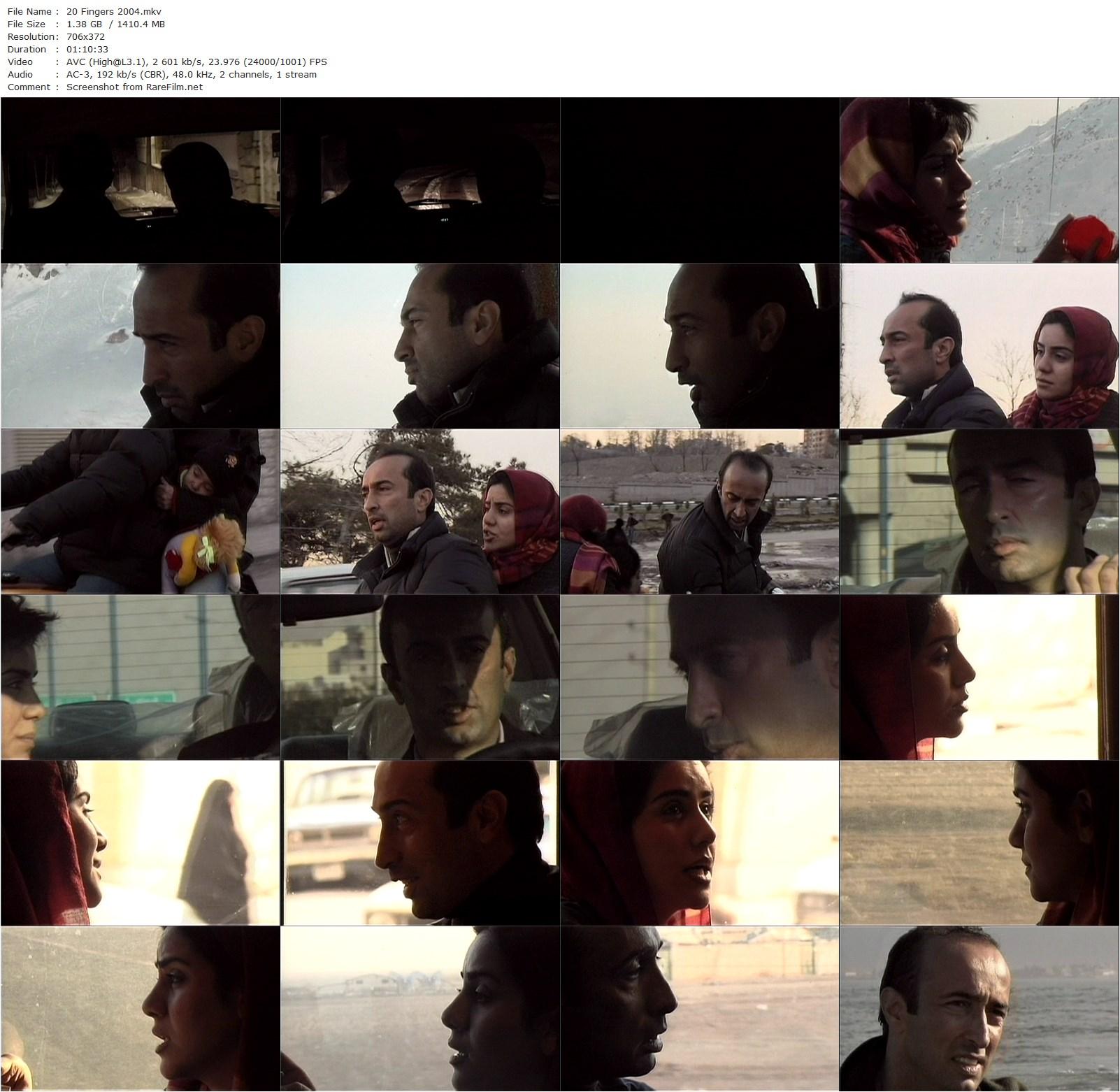 20 Fingers / 20 Angosht (2004) Mania Akbari, Bijan Daneshmand-poster