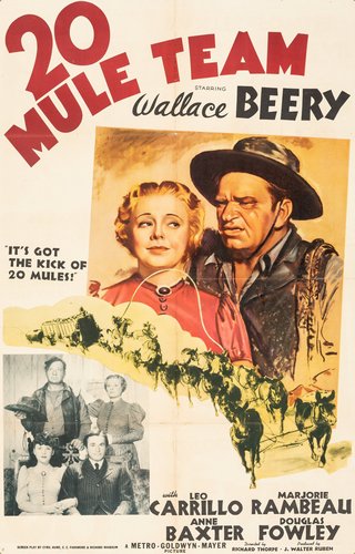 20 Mule Team (1940) Richard Thorpe, Wallace Beery, Leo Carrillo, Marjorie Rambeau