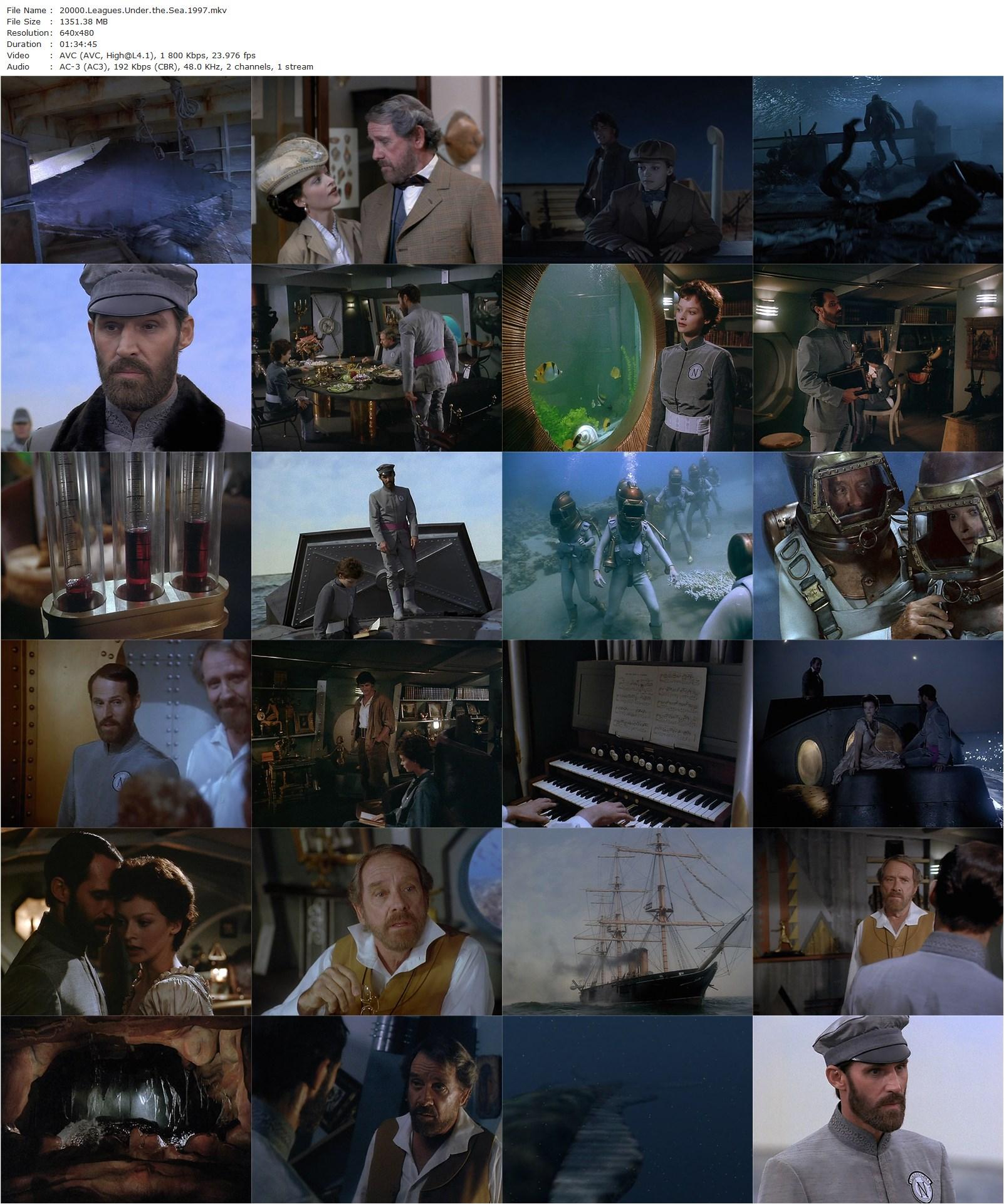 20,000 Leagues Under the Sea (1997) Michael Anderson, Richard Crenna, Ben Cross, Julie Cox-poster