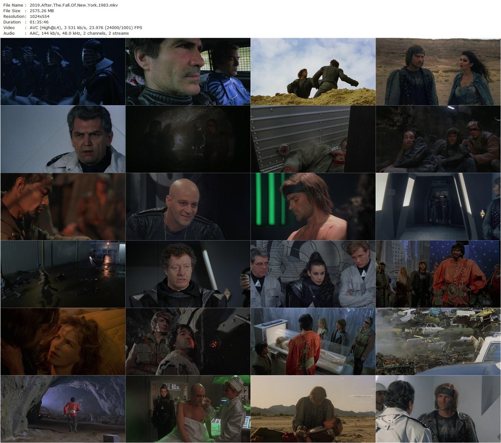 2019: After the Fall of New York (1983) Sergio Martino-poster