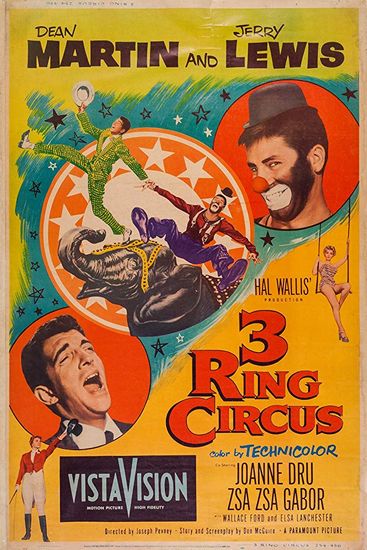 3 Ring Circus (1954) Joseph Pevney, Dean Martin, Jerry Lewis, Joanne Dru