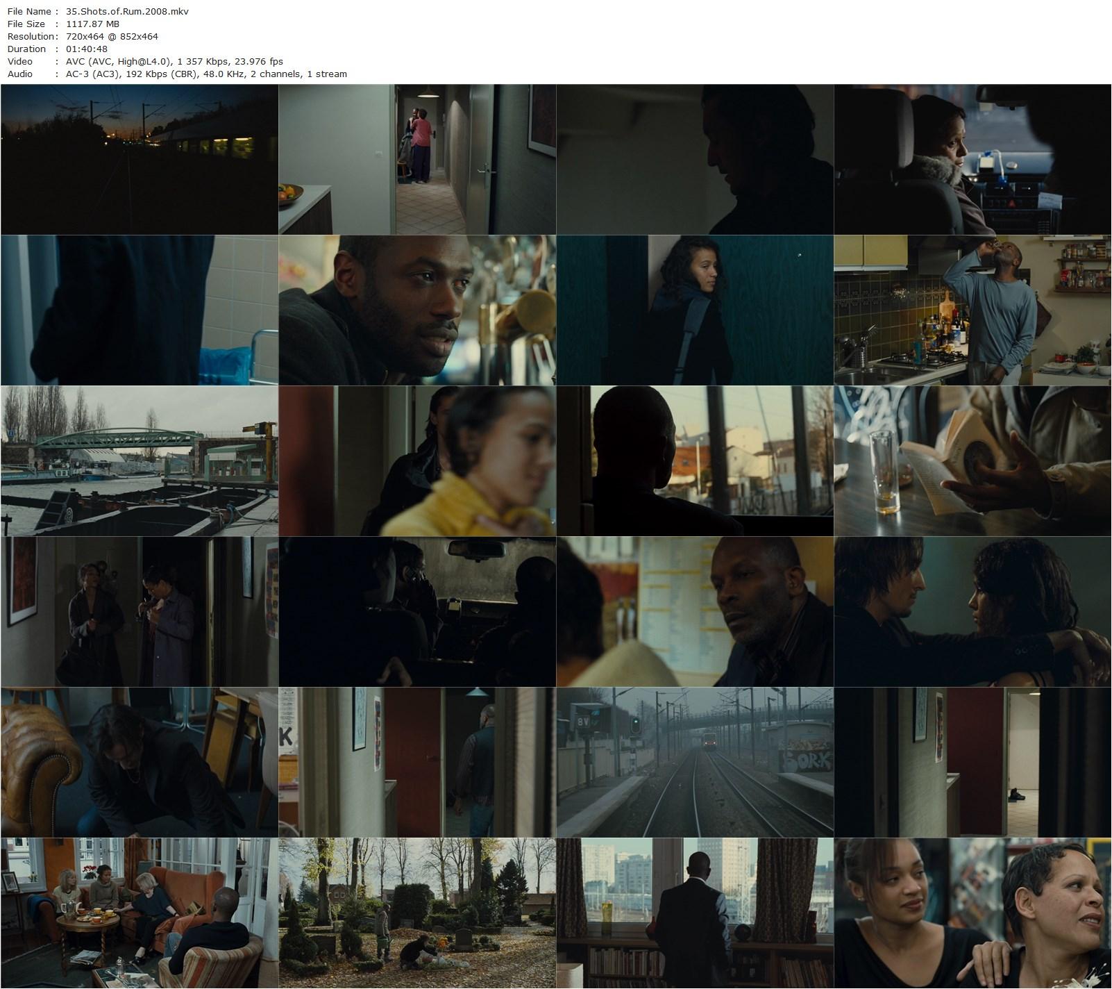 35 Shots of Rum (2008) Claire Denis, Alex Descas, Mati Diop, Nicole Dogué-poster