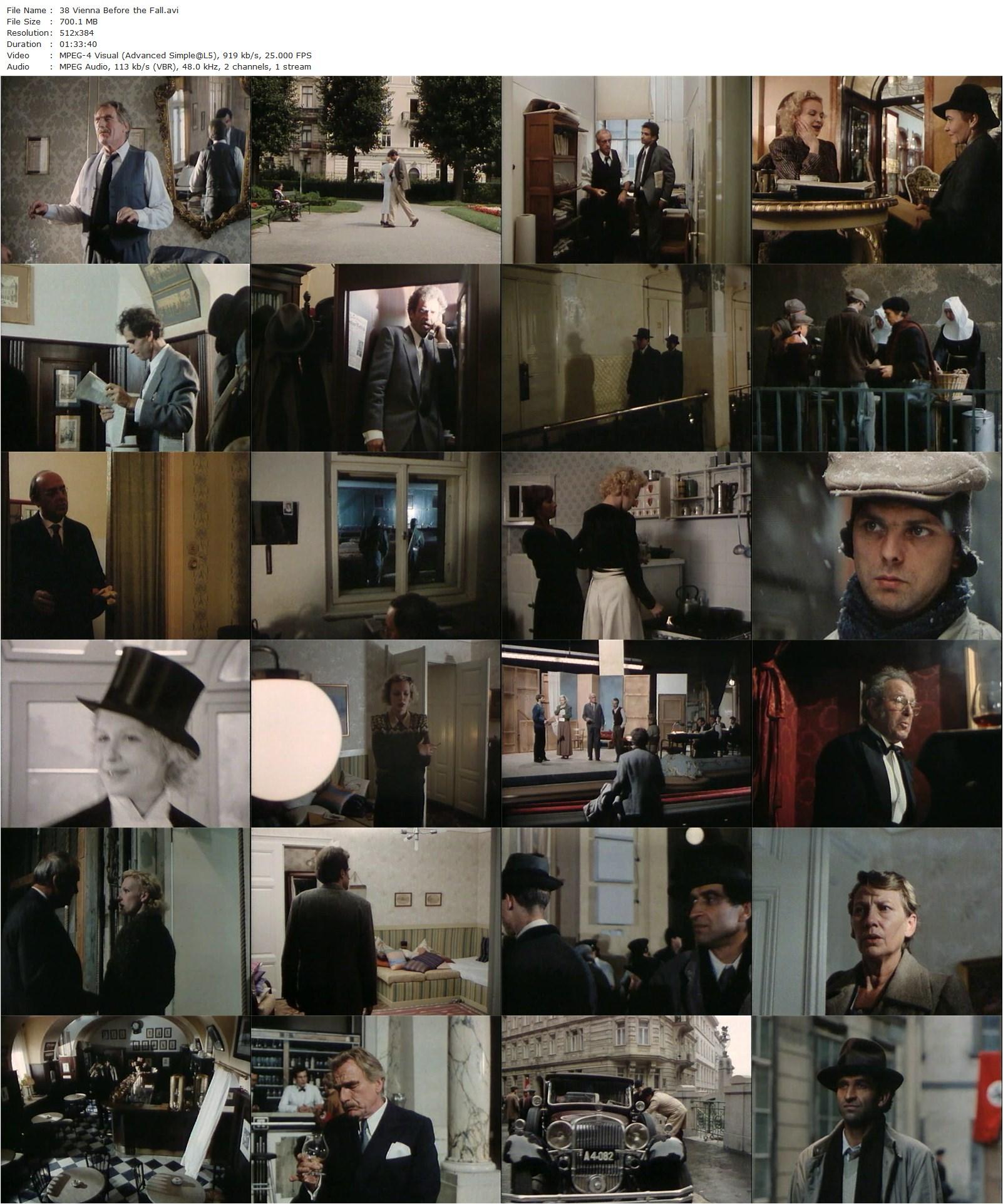 ’38 – Vienna Before the Fall AKA 38 – Auch das war Wien (1986) Wolfgang Glück, Tobias Engel, Sunnyi Melles, Heinz Trixner-poster