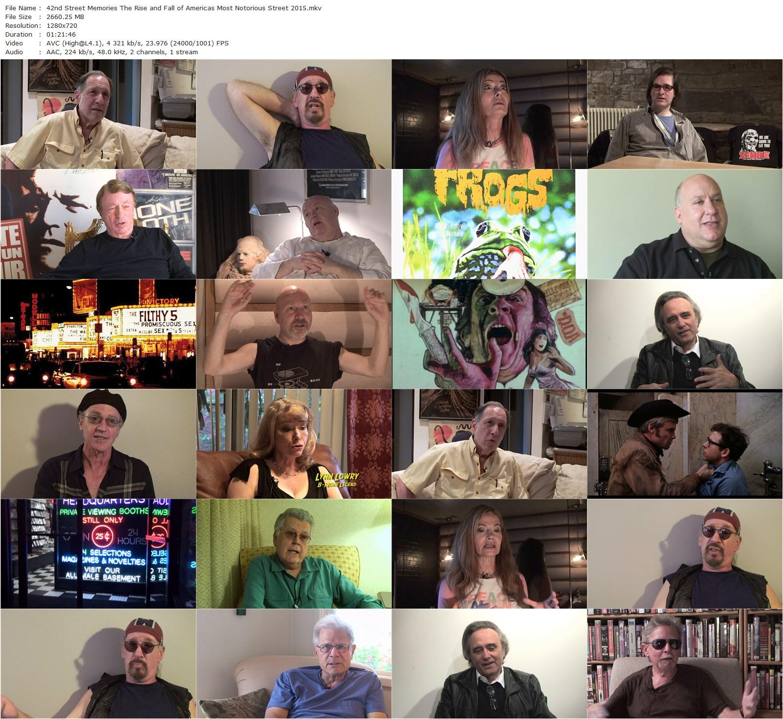 42nd Street Memories: The Rise and Fall of America’s Most Notorious Street (2015) Calum Waddell, Matt Cimber, Joe Dante, Roy Frumkes-poster