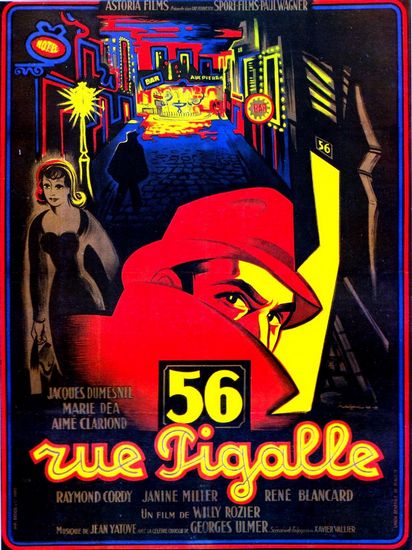 56 rue Pigalle (1949) Willy Rozier, Jacques Dumesnil, Marie Déa, Aimé Clariond, Drama