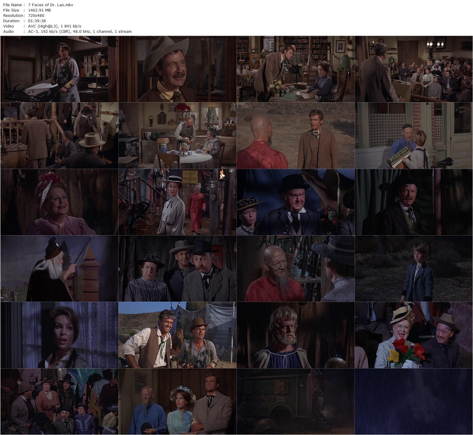 7 Faces of Dr. Lao (1964) George Pal, Tony Randall, Barbara Eden, Arthur O’Connell-poster