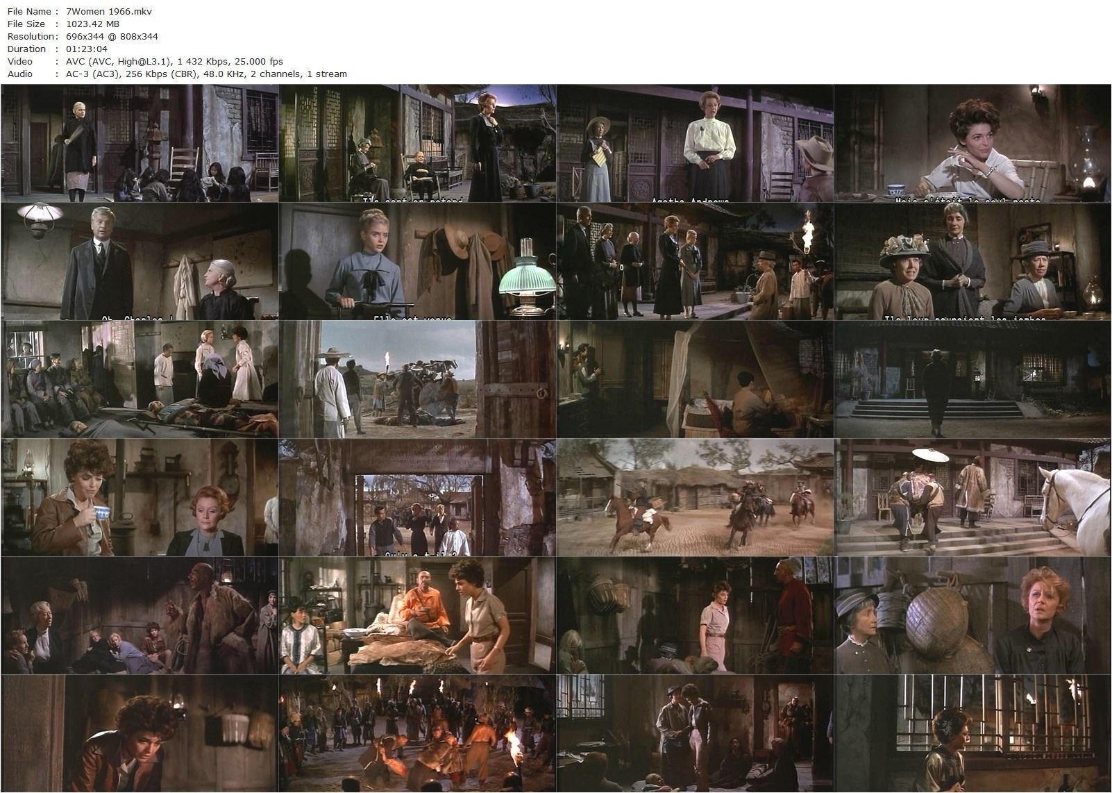 7 Women (1966) John Ford, Anne Bancroft, Sue Lyon, Margaret Leighton-poster