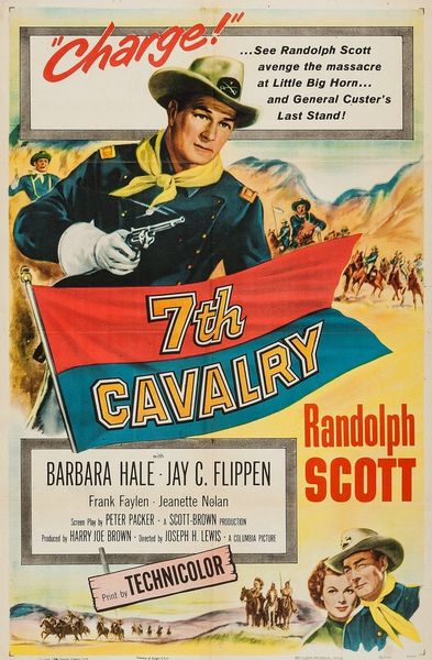 7th Cavalry (1956) Joseph H. Lewis, Randolph Scott, Barbara Hale, Jay C. Flippen