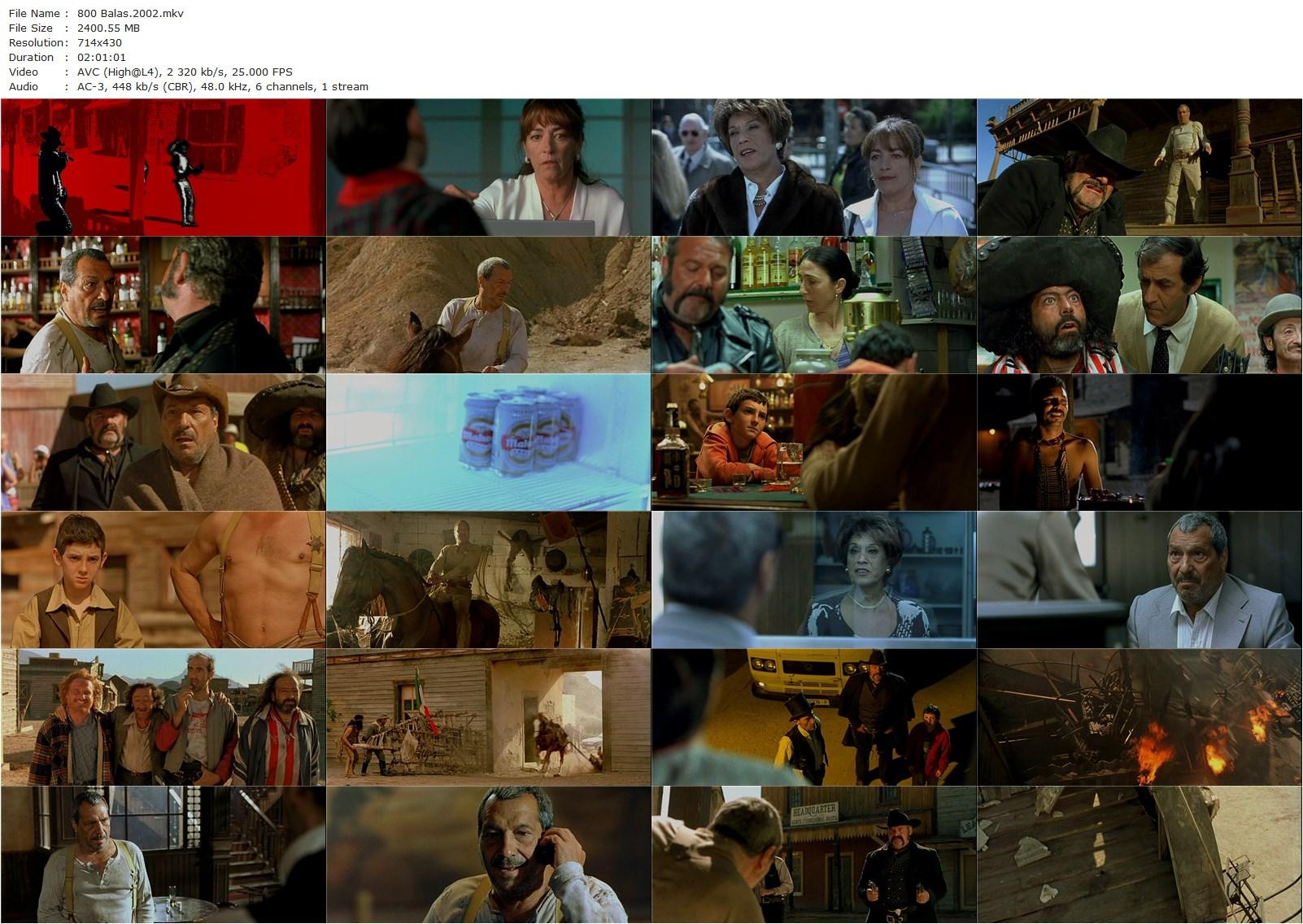 800 Bullets AKA 800 balas (2002) Álex de la Iglesia, Sancho Gracia, Ángel de Andrés López, Carmen Maura-poster