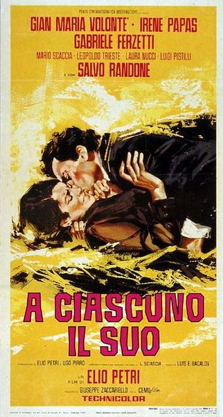 A Ciascuno Il Suo / We Still Kill The Old Way (1967) Elio Petri, Gian Maria Volontè, Irene Papas, Gabriele Ferzetti, Crime, Drama, Mystery
