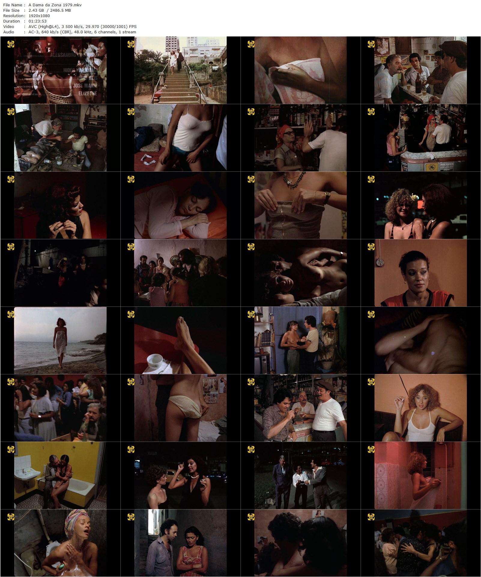 A Dama da Zona (1979) Ody Fraga, Marlene Silva, Marlene França, Hélio Porto-poster