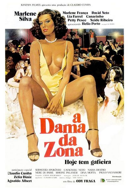 A Dama da Zona (1979) Ody Fraga, Marlene Silva, Marlene França, Hélio Porto