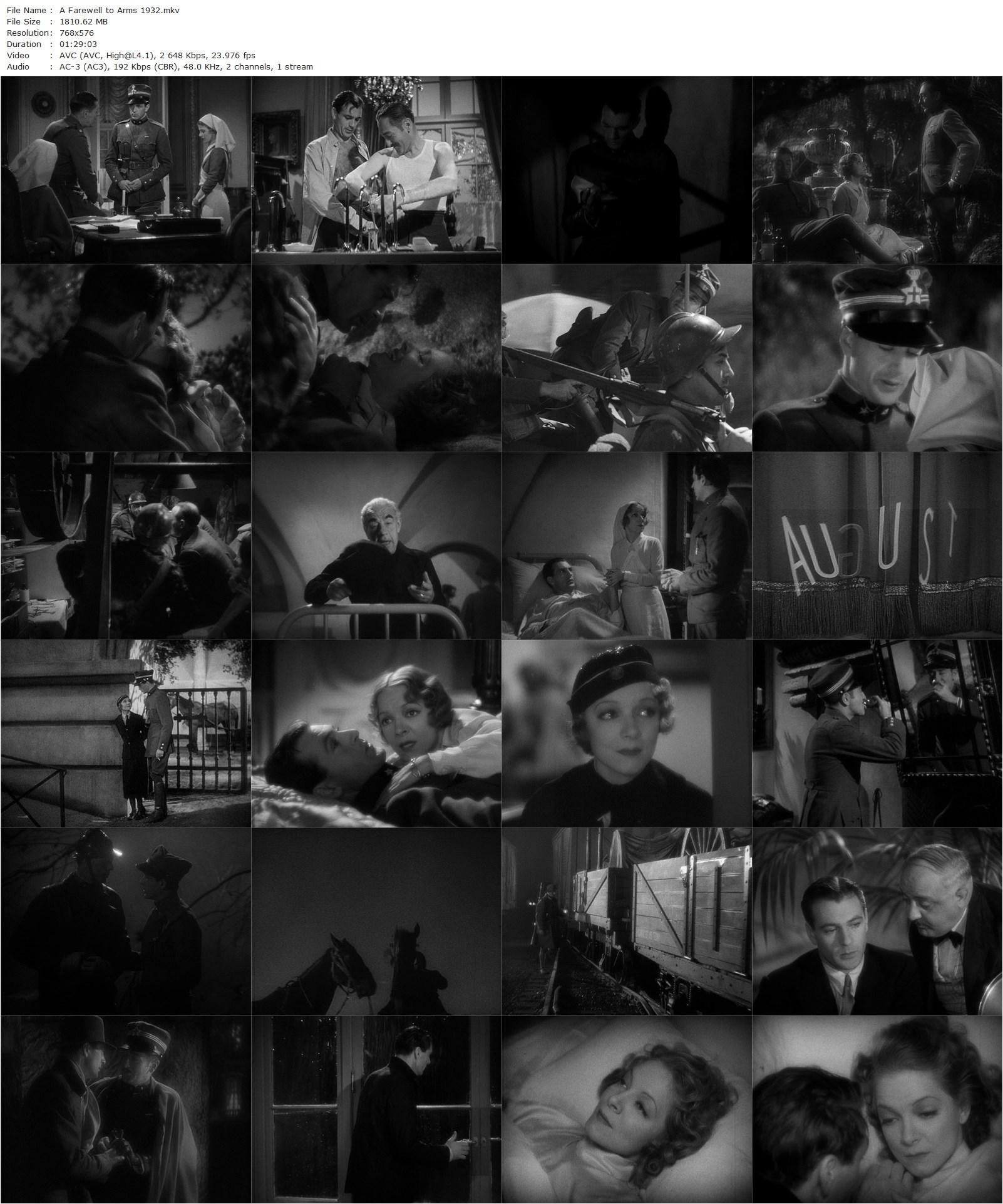 A Farewell to Arms (1932) Frank Borzage, Gary Cooper, Helen Hayes, Adolphe Menjou-poster