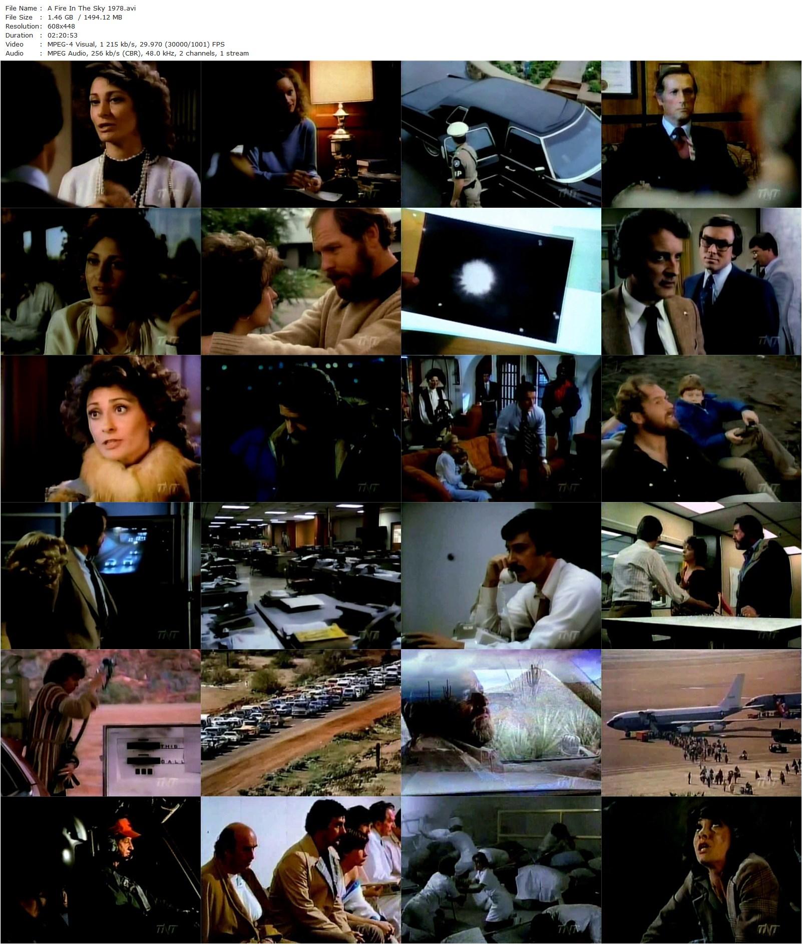 A Fire in the Sky (1978) Jerry Jameson, Richard Crenna, Elizabeth Ashley, David Dukes-poster