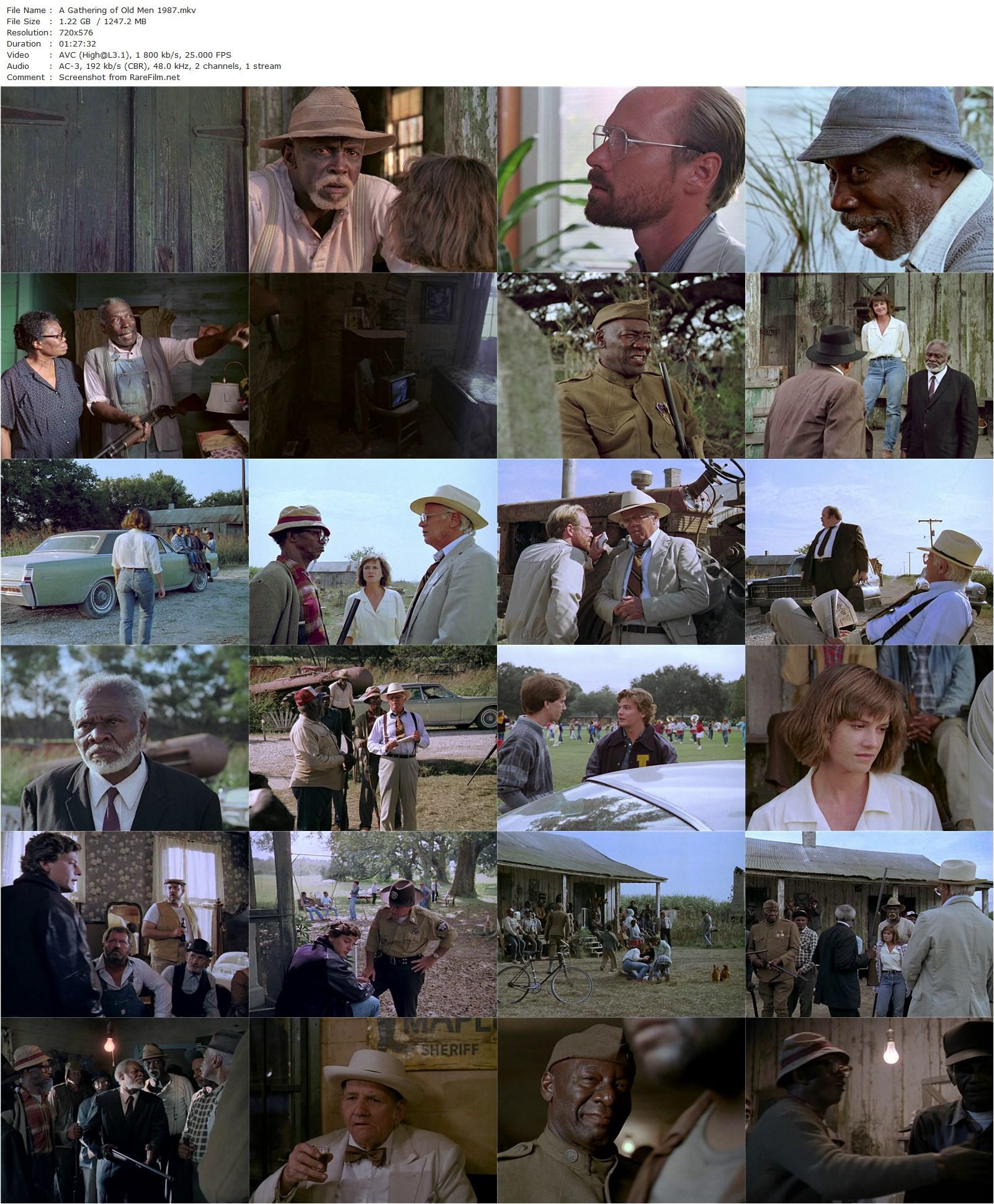 A Gathering of Old Men (1987) Volker Schlöndorff, Louis Gossett Jr., Richard Widmark, Holly Hunter-poster