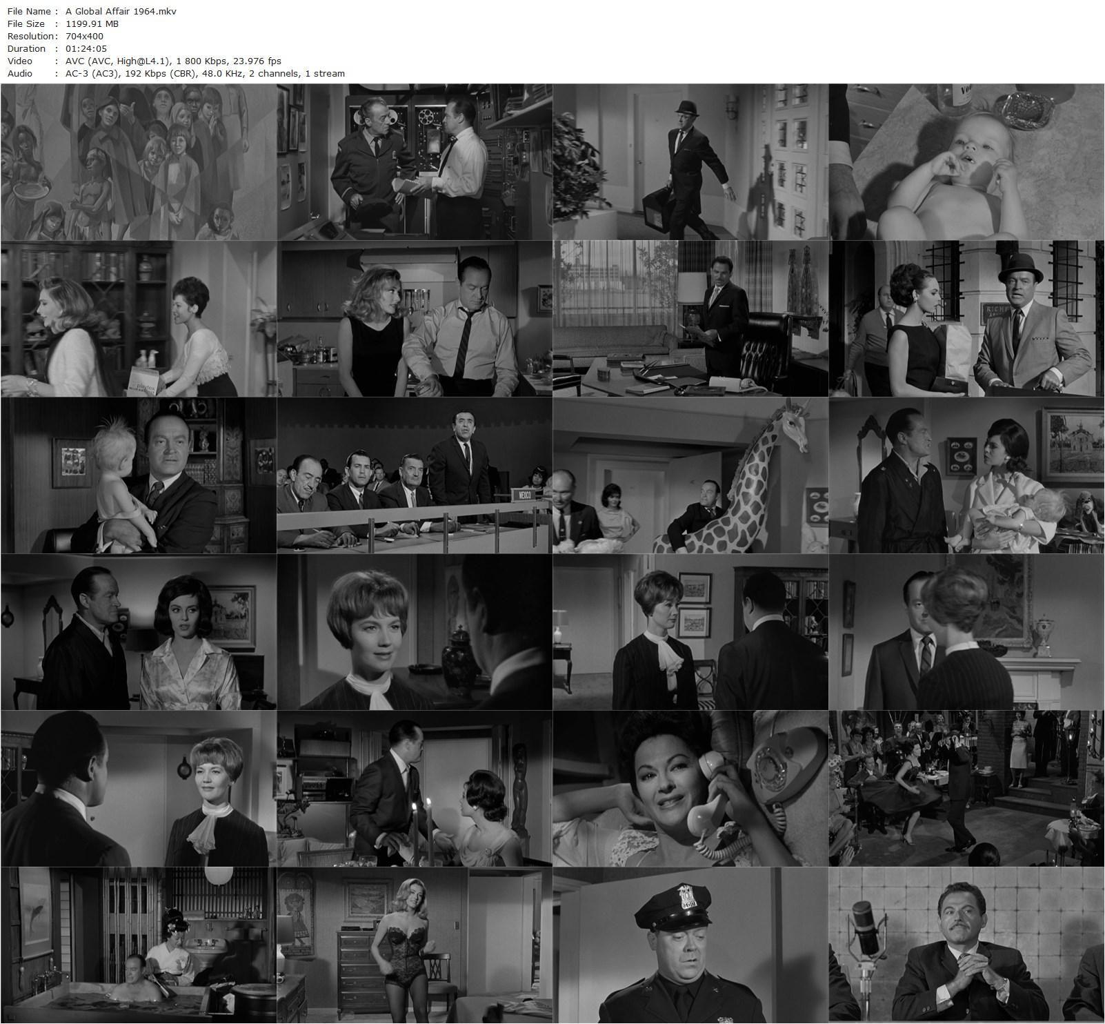 A Global Affair (1964) Jack Arnold, Bob Hope, Michèle Mercier, Elga Andersen-poster