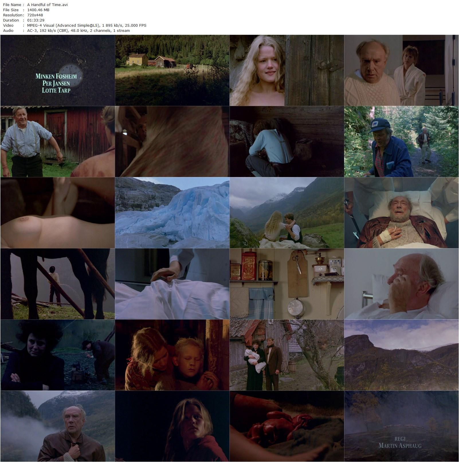 A Handful of Time AKA En håndfull tid (1989) Martin Asphaug, Espen Skjønberg, Nicolay Lange-Nielsen, Camilla Strøm Henriksen-poster