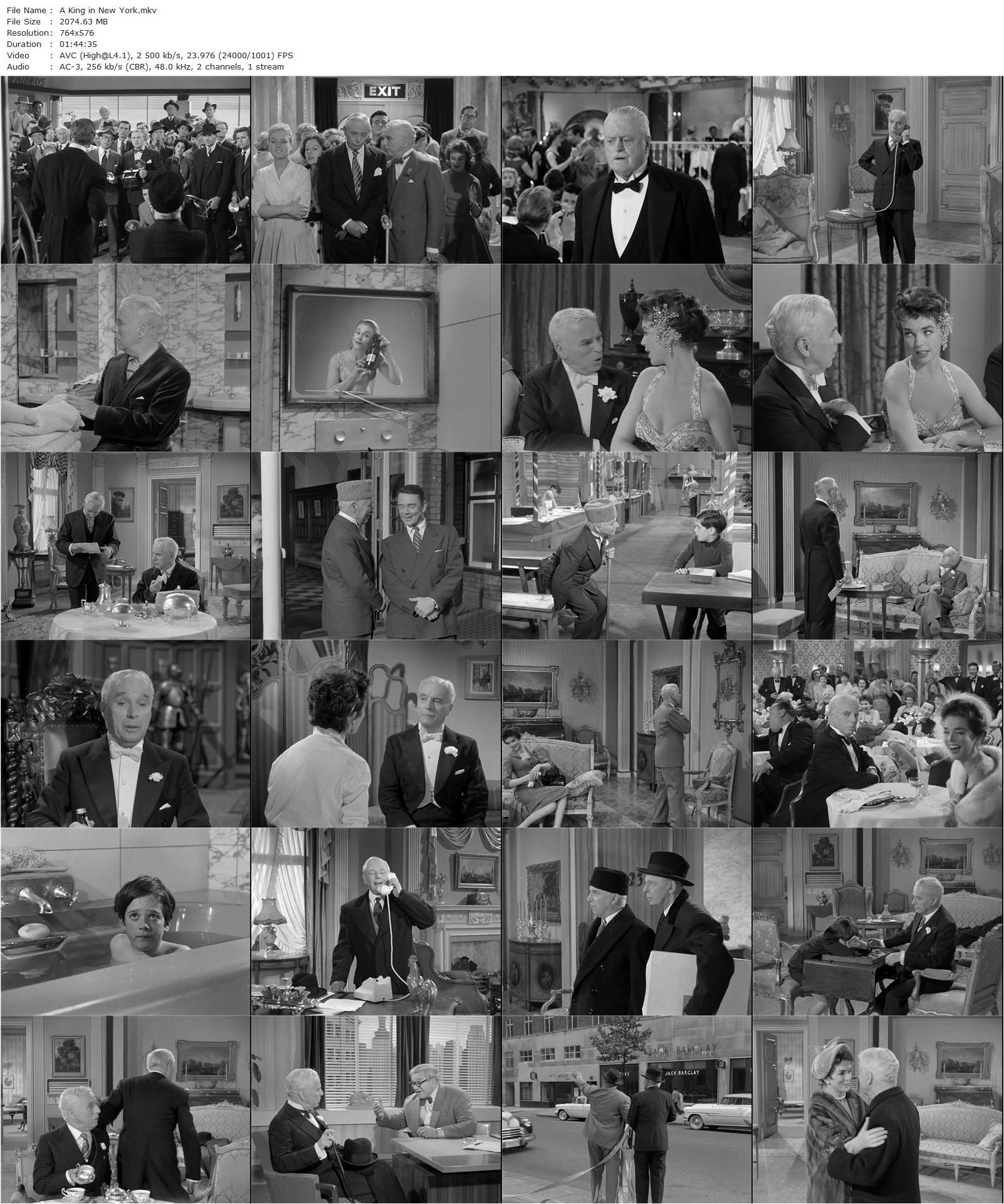 A King in New York (1957) Charles Chaplin, Maxine Audley, Jerry Desmonde-poster