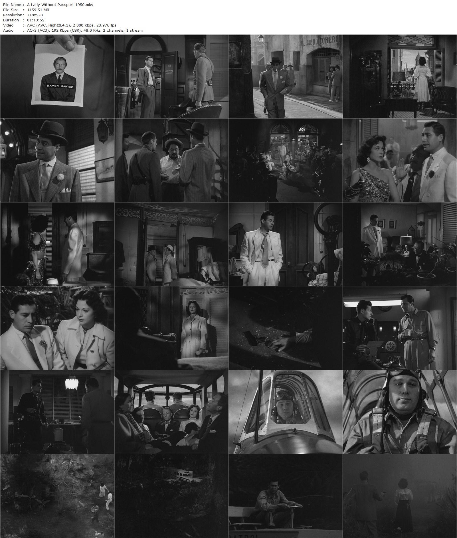 A Lady Without Passport (1950) Joseph H. Lewis, Hedy Lamarr, John Hodiak, James Craig-poster