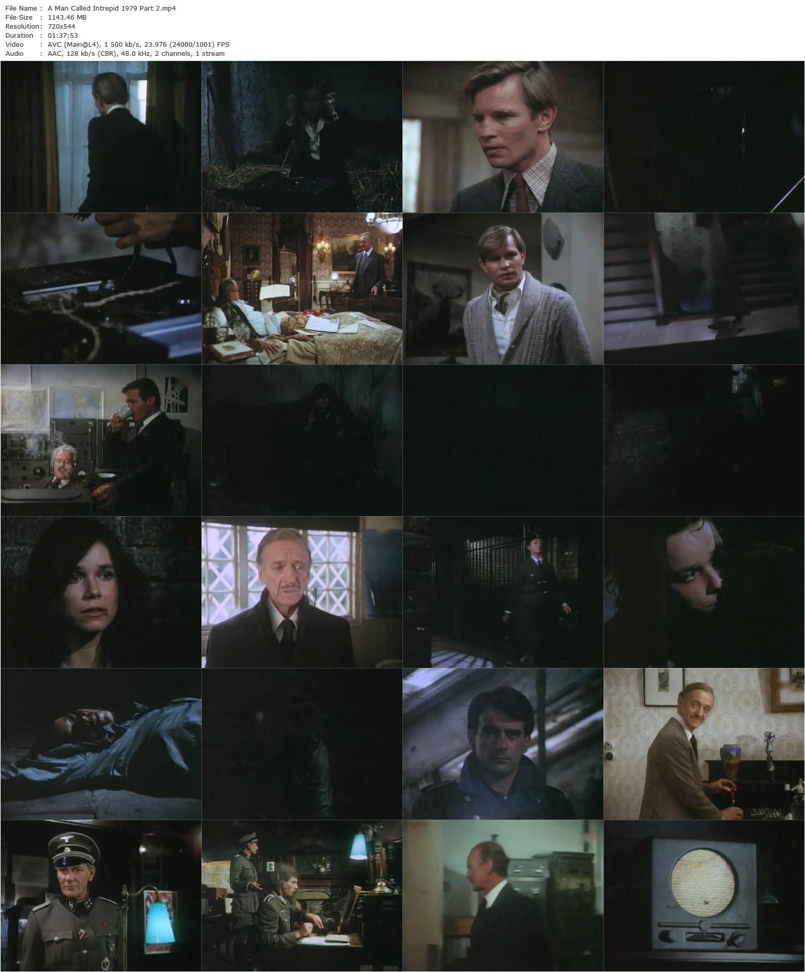 A Man Called Intrepid (1979) Peter Carter, David Niven, Michael York, Barbara Hershey-poster