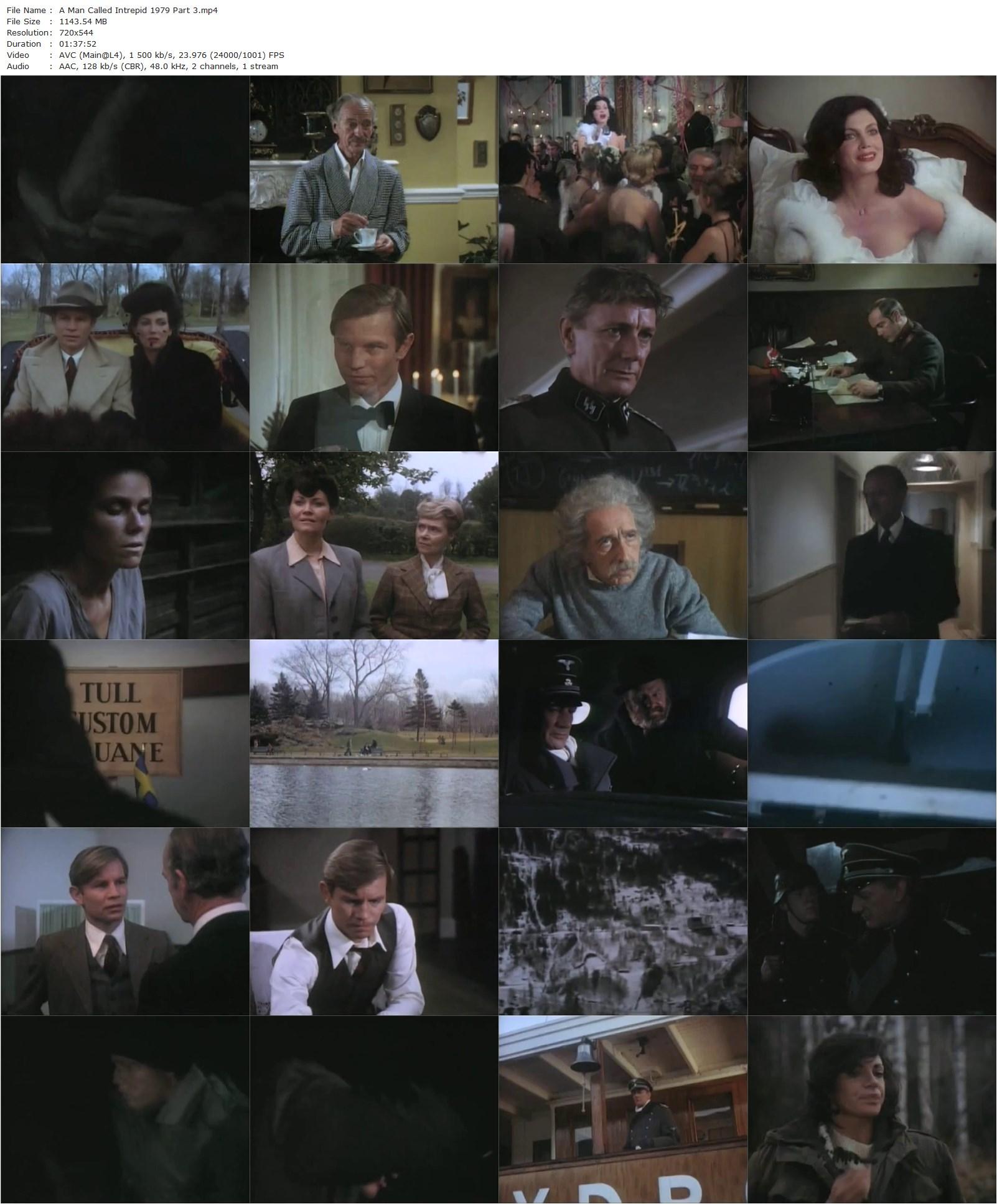 A Man Called Intrepid (1979) Peter Carter, David Niven, Michael York, Barbara Hershey-poster