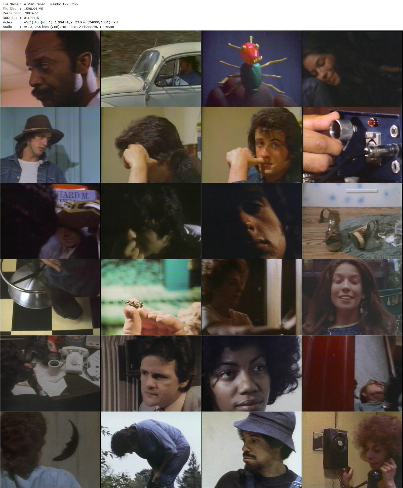 A Man Called… Rainbo (1990) David Casci, Sylvester Stallone, Jeffrey Hilton, Tony Page-poster