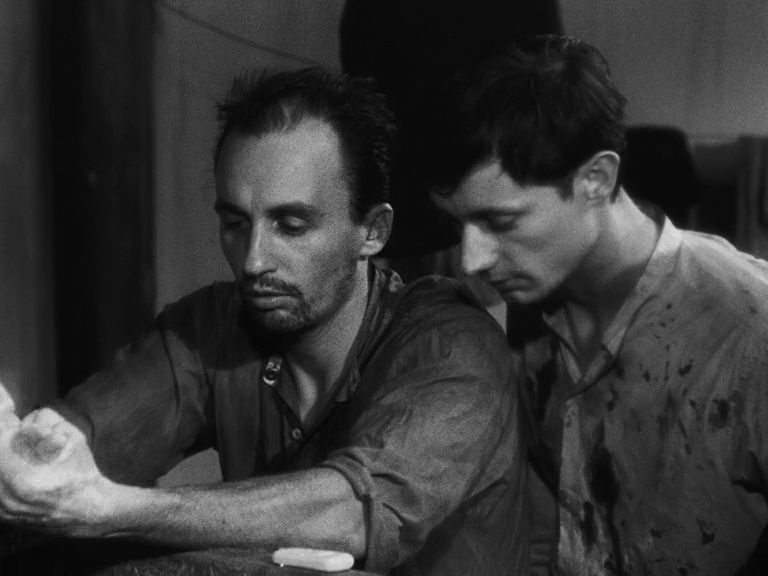 Un condamné à mort s’est échappé ou Le vent souffle où il veut / A Man Escaped (1956) Robert Bresson, François Leterrier, Charles Le Clainche, Maurice Beerblock, Drama, Thriller, War-poster