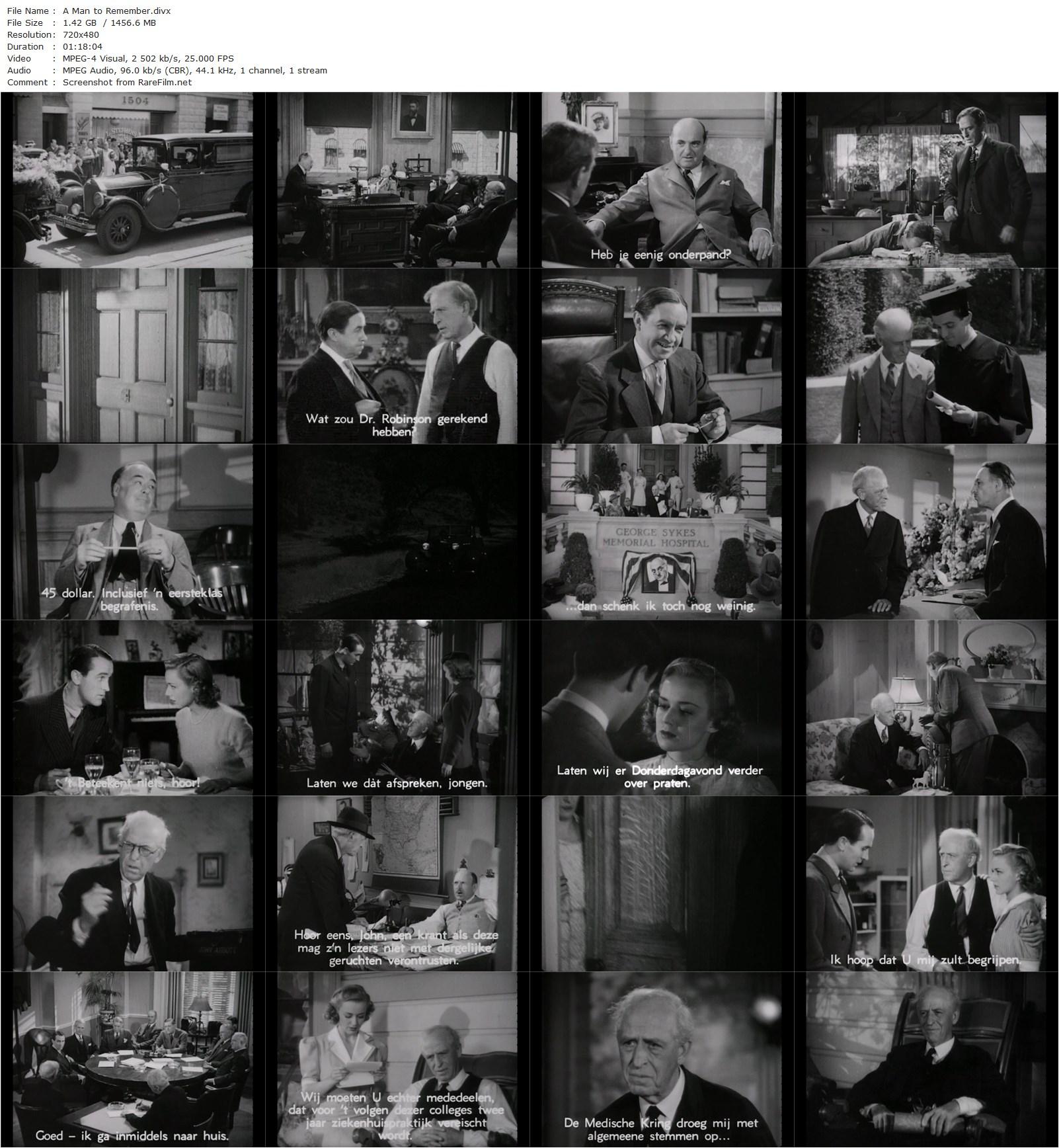 A Man to Remember (1938) Garson Kanin, Anne Shirley, Edward Ellis, Lee Bowman-poster