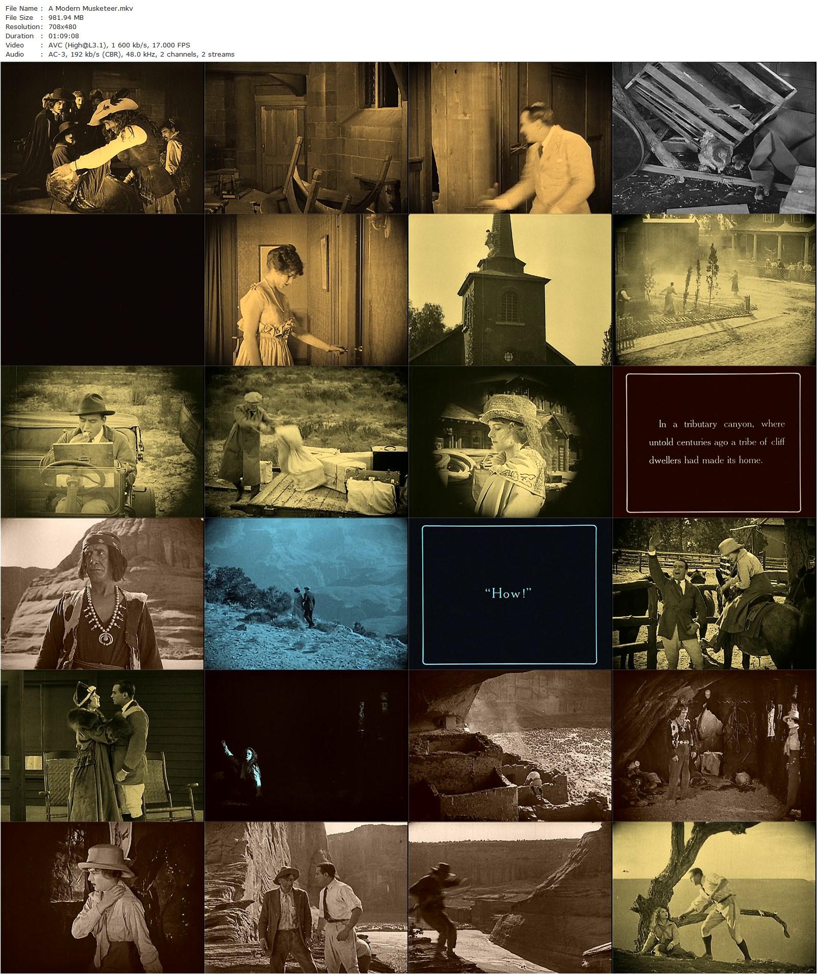 A Modern Musketeer (1917) Allan Dwan, Douglas Fairbanks, Marjorie Daw, Kathleen Kirkham-poster