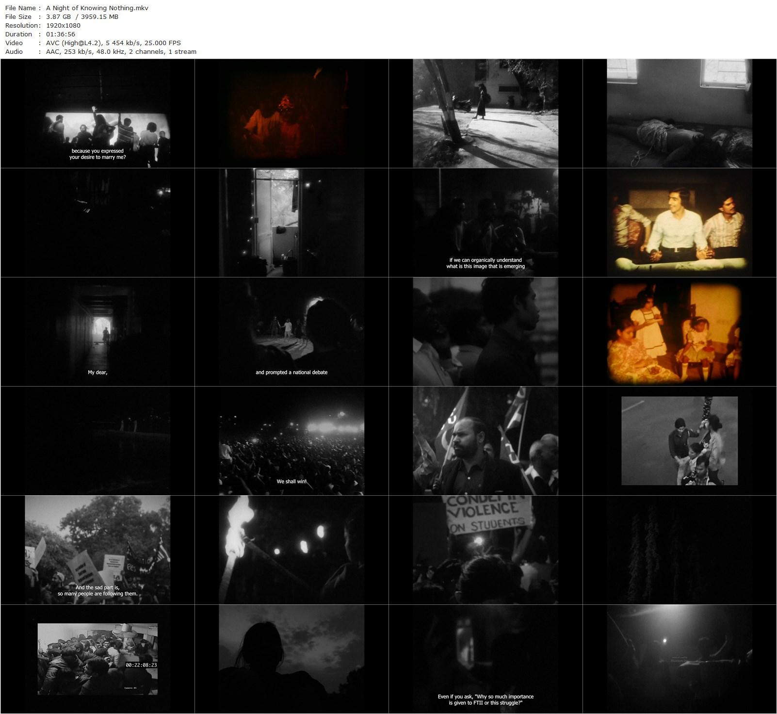 A Night of Knowing Nothing (2021) Payal Kapadia, Bhumisuta Das-poster