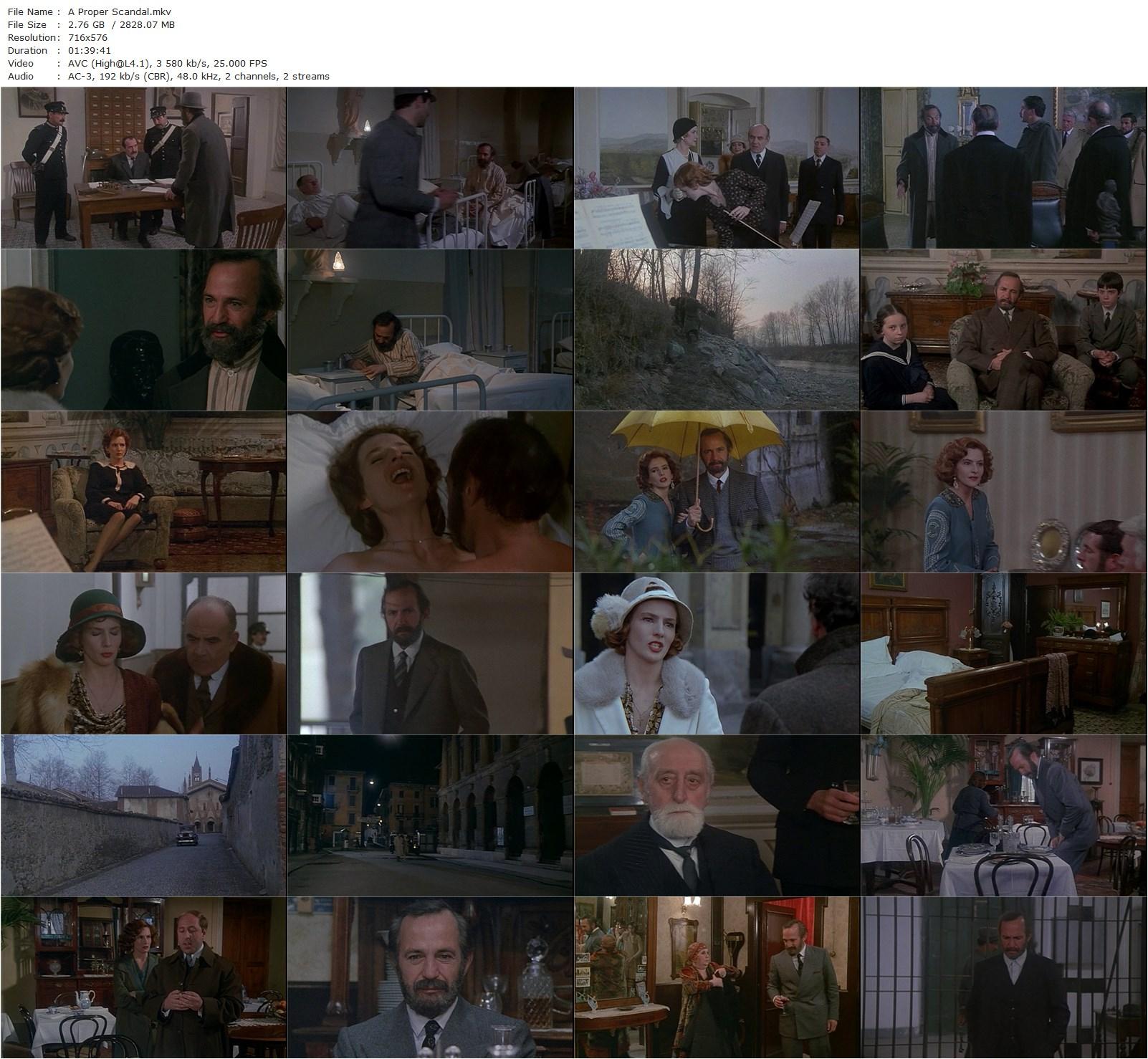 A Proper Scandal / Uno scandalo perbene (1984) Pasquale Festa Campanile, Ben Gazzara, Giuliana de Sio, Vittorio Caprioli-poster