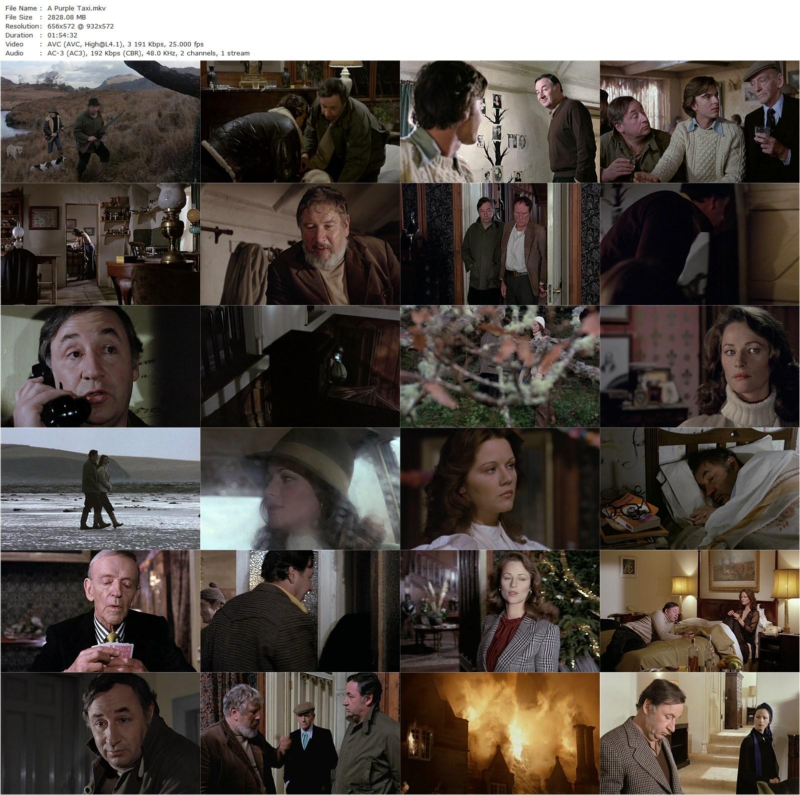 A Purple Taxi (1977) Yves Boisset, Charlotte Rampling, Philippe Noiret, Peter Ustinov-poster