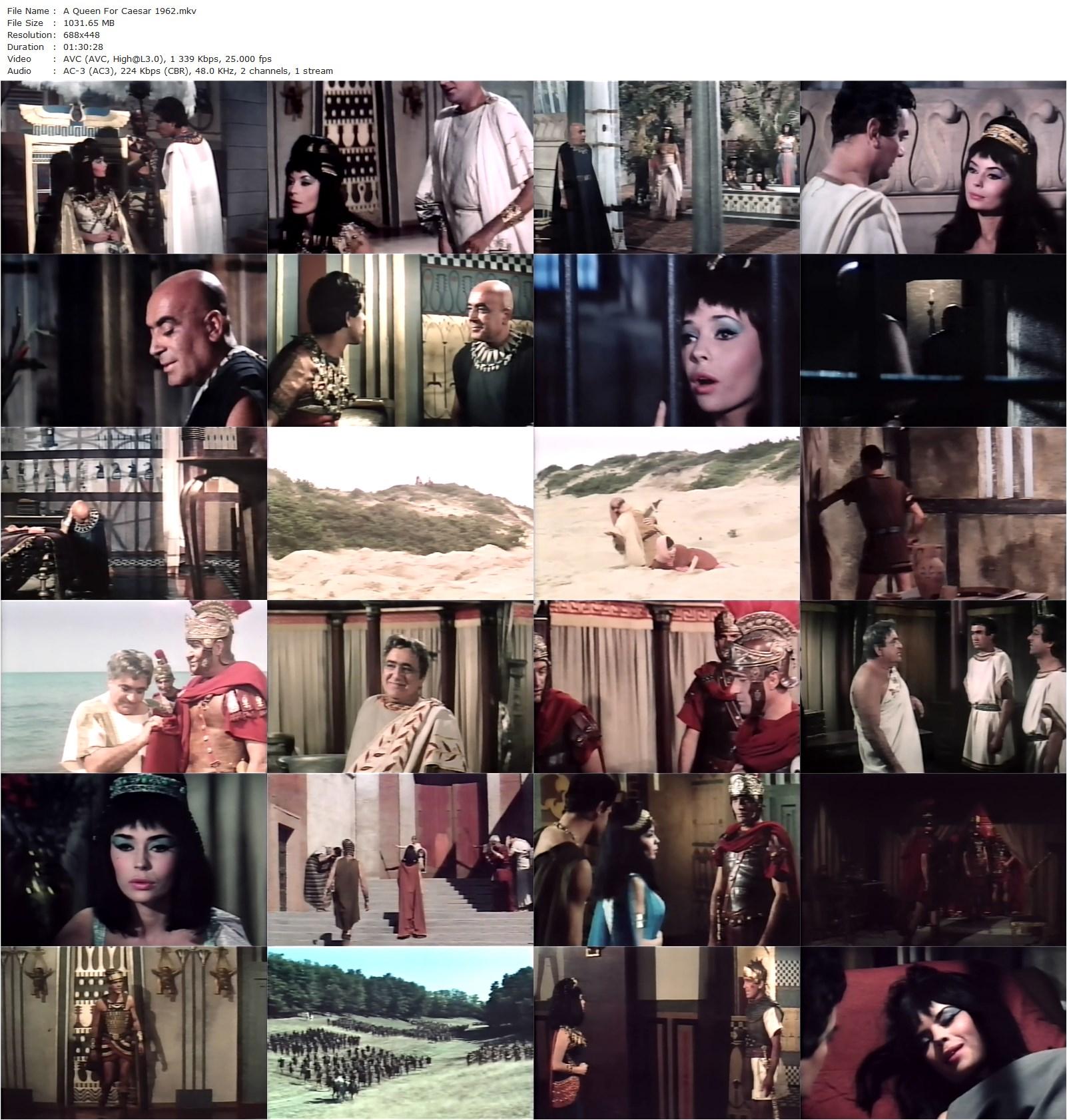 A Queen for Caesar / Una regina per Cesare (1962) Piero Pierotti, Viktor Tourjansky, Pascale Petit, George Ardisson, Rik Battaglia-poster