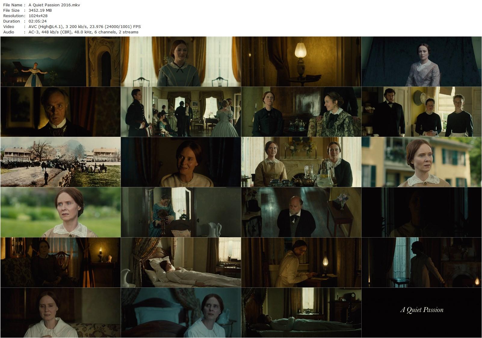 A Quiet Passion (2016) Terence Davies, Cynthia Nixon, Jennifer Ehle, Duncan Duff-poster