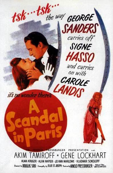 A Scandal in Paris (1946) Douglas Sirk, George Sanders, Signe Hasso, Carole Landis