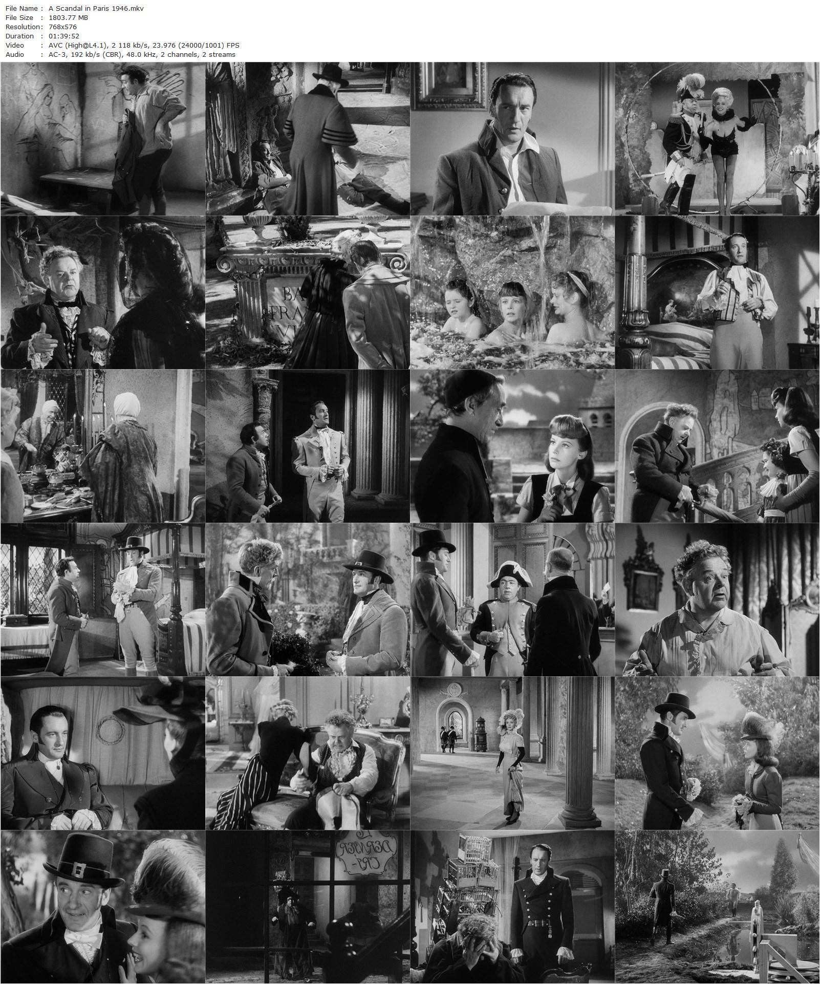 A Scandal in Paris (1946) Douglas Sirk, George Sanders, Signe Hasso, Carole Landis-poster