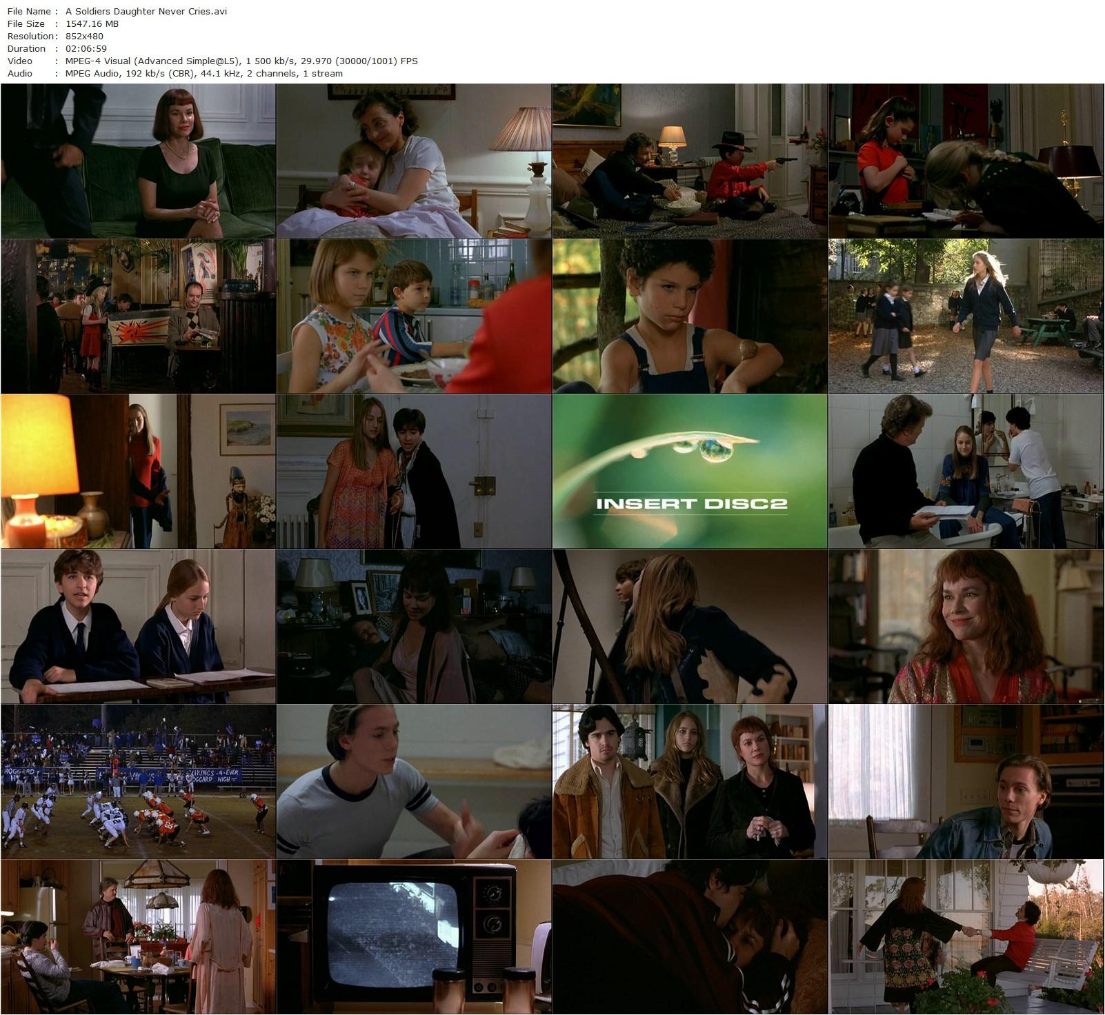 A Soldiers Daughter Never Cries (1998) James Ivory, Leelee Sobieski, Kris Kristofferson, Barbara Hershey-poster