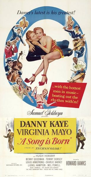 A Song is Born (1948) Howard Hawks, Danny Kaye, Virginia Mayo, Benny Goodman, Comedy, Musical