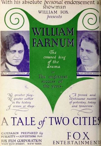 A Tale of Two Cities (1917) Frank Lloyd, William Farnum, Jewel Carmen, Charles Clary