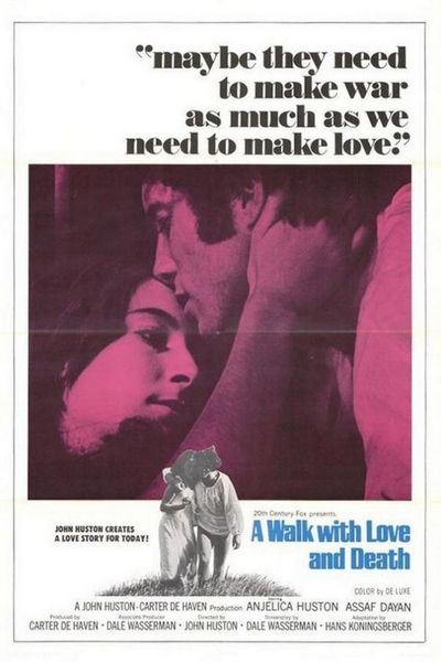 A Walk with Love and Death (1969) John Huston, Anjelica Huston, Assi Dayan, Anthony Higgins, Drama, Romance