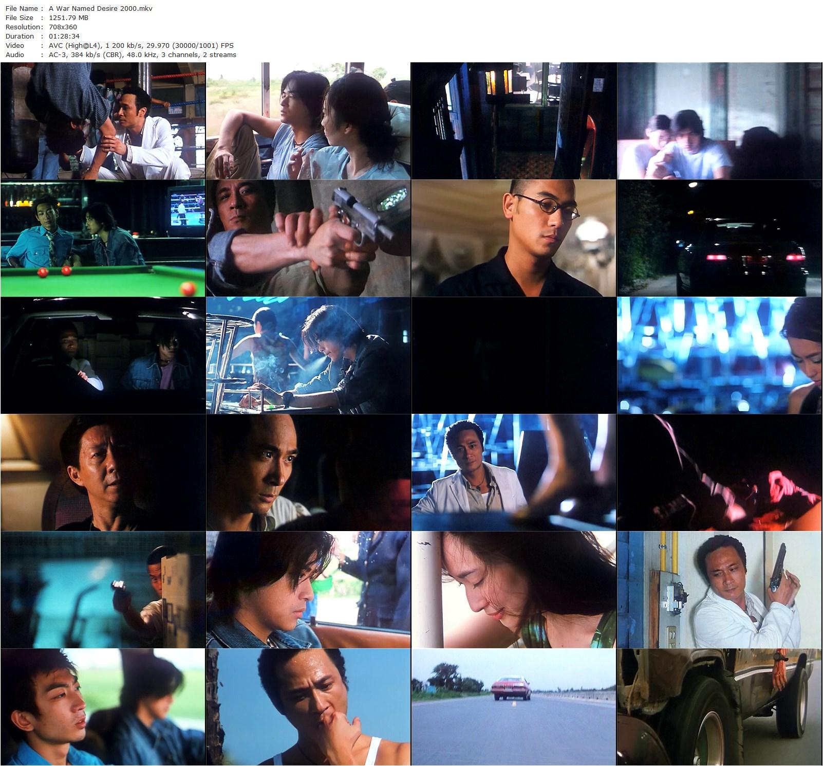 A War Named Desire AKA Oi yue shing (2000) Alan Mak, Francis Ng, Daniel Hiu Tung Chan, Gigi Leung-poster