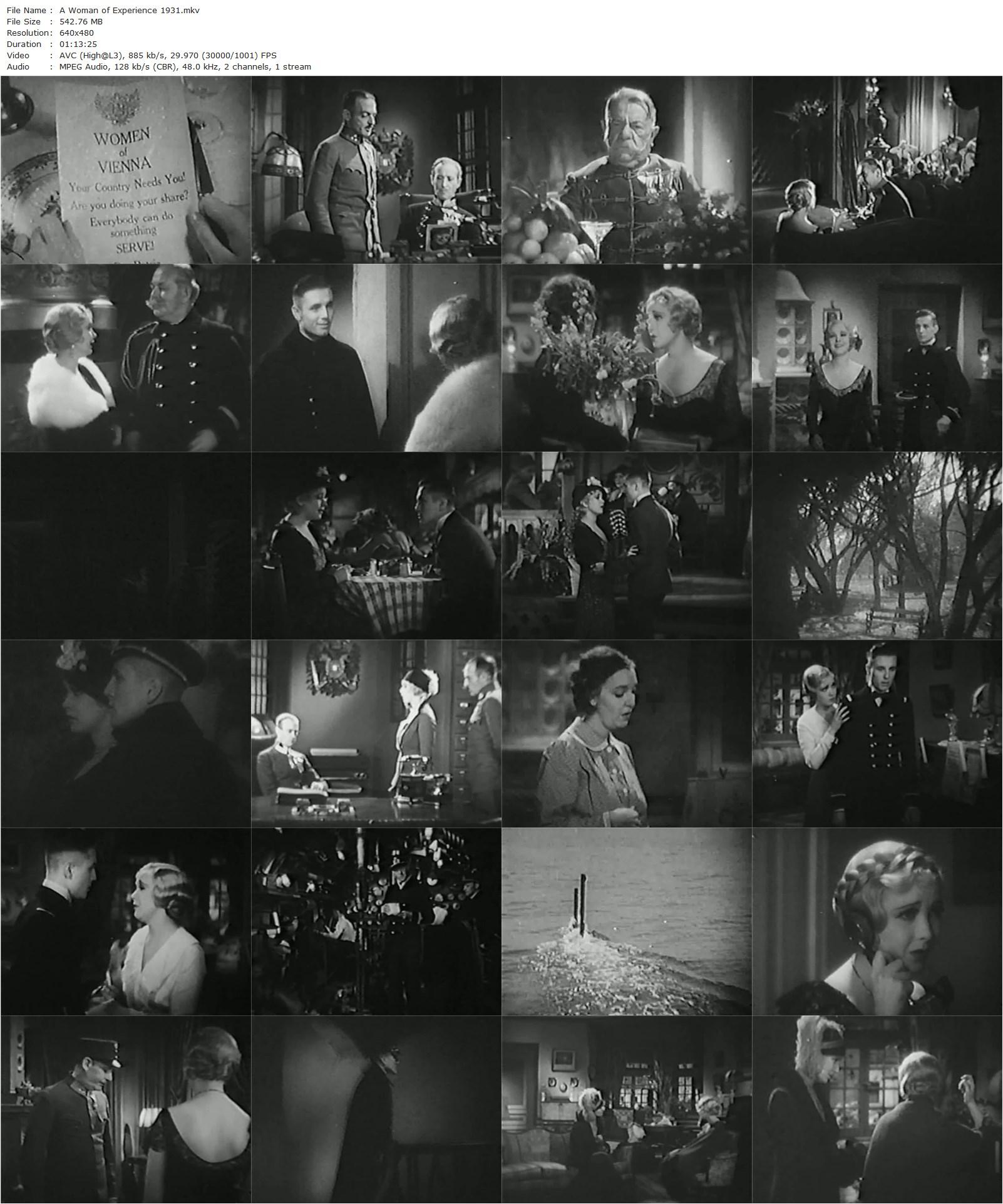 A Woman of Experience (1931) Harry Joe Brown-poster